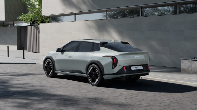 Der Kia EV4 Fastback - Heckansicht