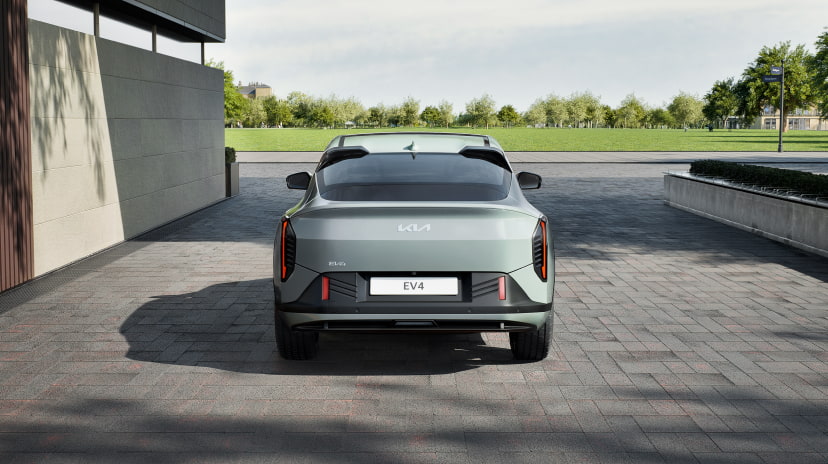 Der Kia EV4 Fastback - Heckansicht